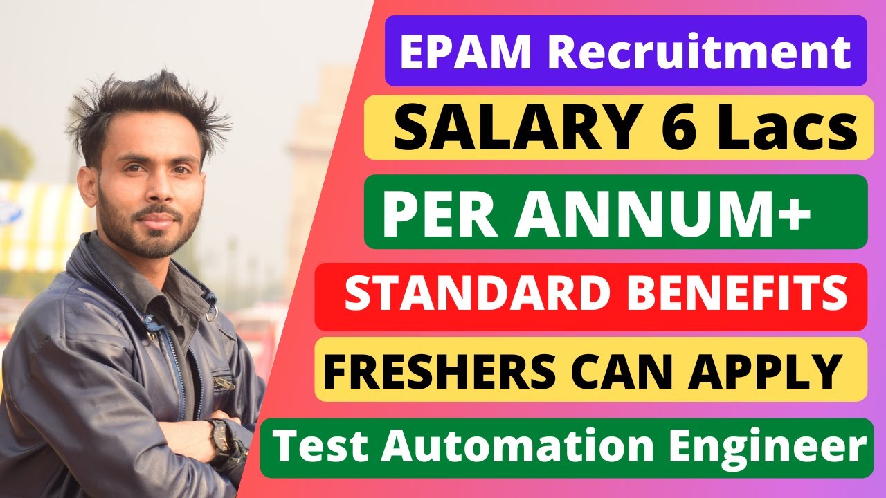 EPAM Recruitment 2021 | Junior Test Automation Engineer | Salary up to 6  Lacs per annum | Fresher - YouTube
