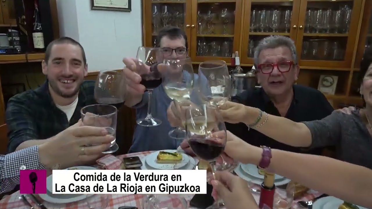 Comida de la Verdura en La Casa de La Rioja en Gipuzkoa