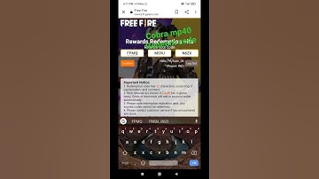 #REDEEM CODE #COBRA MP40 #shorts