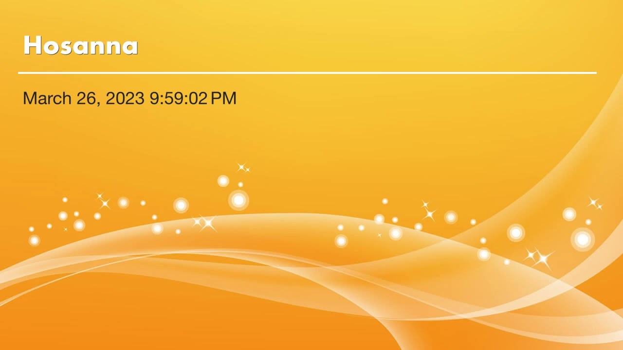 Hosanna