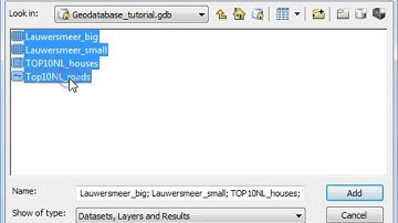 Geodatabase tutorial