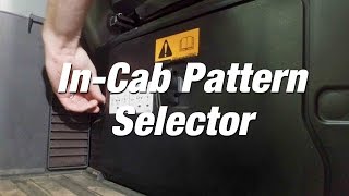 R-Series Excavators: In-Cab Pattern Selector Profile