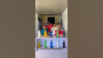 How many Bottle Color Can you Match this Very Funny Challenge