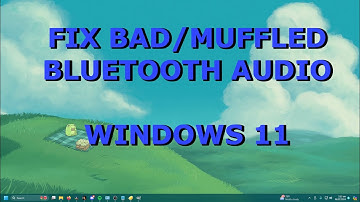 How to Fix Bad/Muffled Bluetooth Audio for Speakers Windows 11 (Sounds Like a Phone Call)