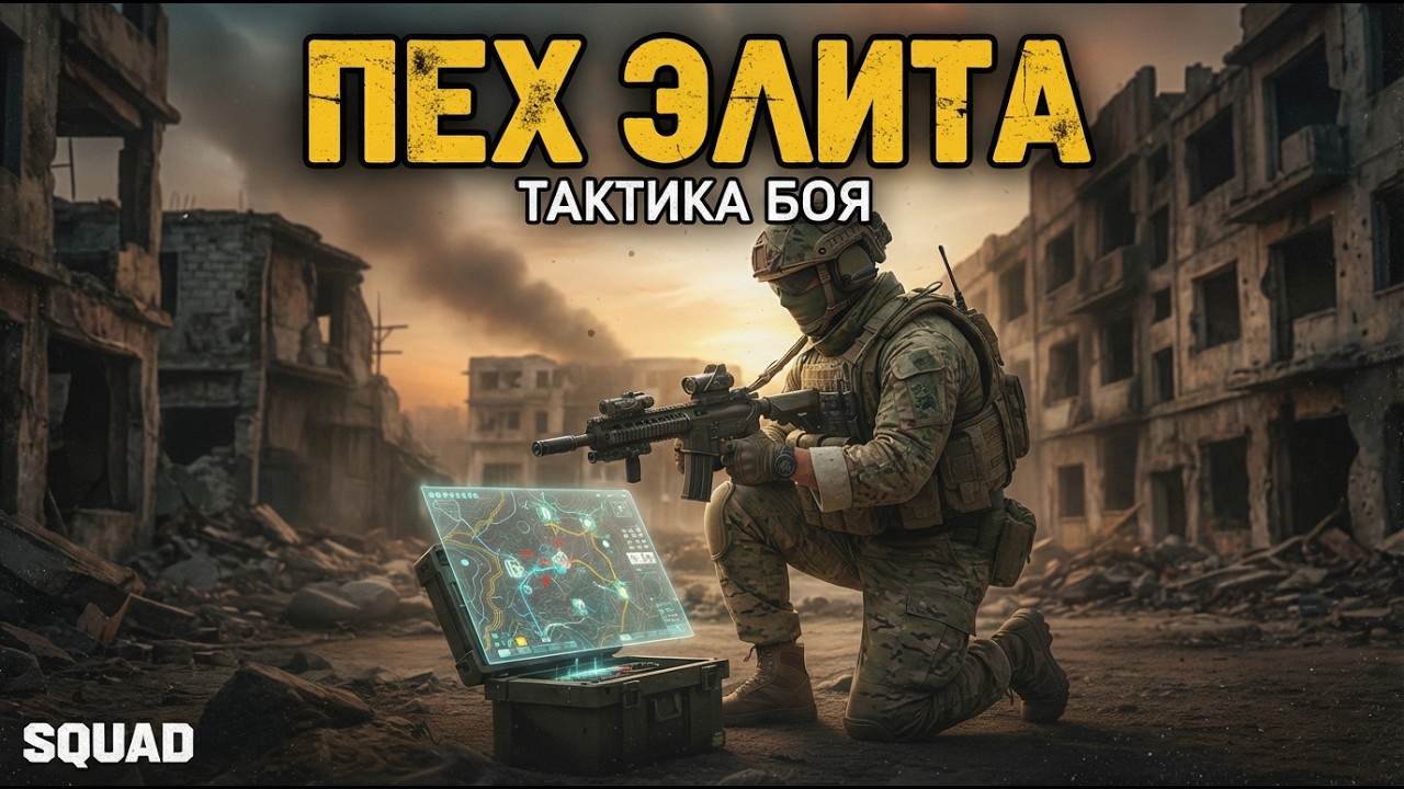 SQUAD | ПЕХ ЭЛИТА | SKATMAY | Применяем тактики на Пятом мотострелковом