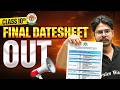CBSE Class 10 FINAL DATE SHEET OUT π¨π¨ | CBSE Class 10 2026 Board Exams