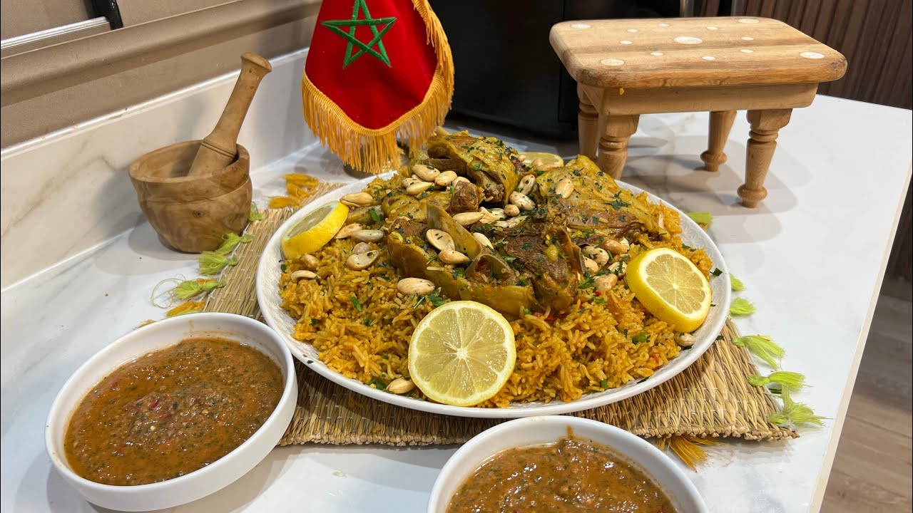 الكبسة السعودية باللحم طبق رائع و مميز تاكلوه في 5 دقائق حضروه بأسهل طريقة مع السلطة المرافقة الدقوس