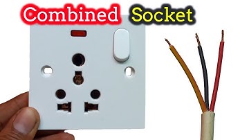 How to , Connection , Combined  Socket,  At Home || combined board || electric socket