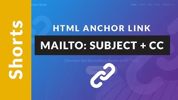HTML Mailto Links: Set Email Subject, CC, BC, Content (EASY)
