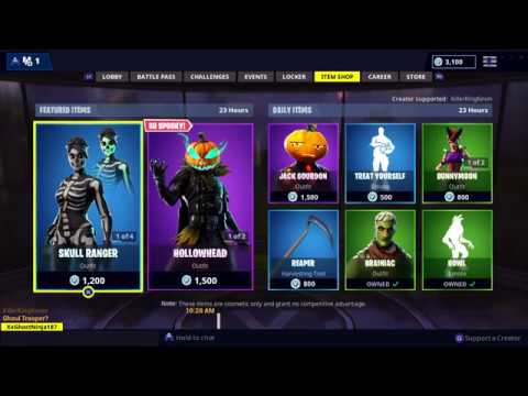 Disappointing Halloween Fortnite Item Shop! No Ghoul ...