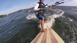 Longboard com kite