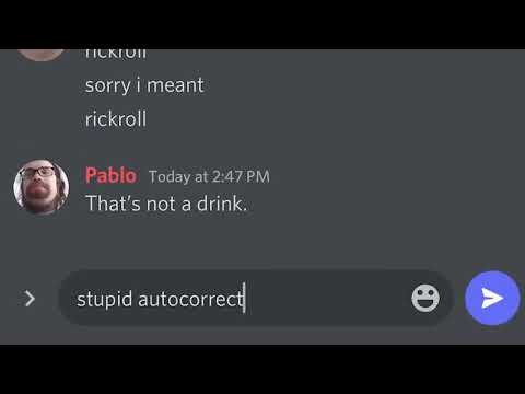 When Autocorrect Rickrolls You.. Part 1