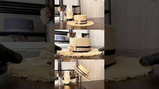 Making a hat #hatlover #hatmaking #hats #girlinahat #millenary #customhat #handmadehat