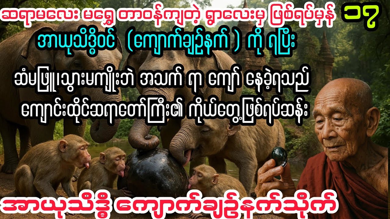 (အာယုသိဒ္ဓိဝင် ကျောက်ချဥ်နက်သိုက်) #minthargyi #မင်းသားကြီး #audiobook 