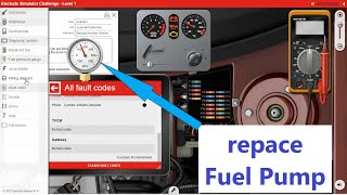 Electude Simulator Level 3 (part 105) II Replace Fuel Pump