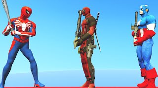 GTA 5 Crazy Ragdolls Spiderman VS Superhero's (GTA 5 Euphoria Physics Funny Moments & Fails) Ep01