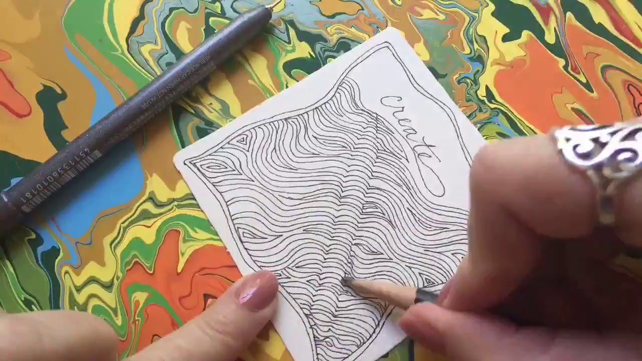 quick line drawing - create - YouTube