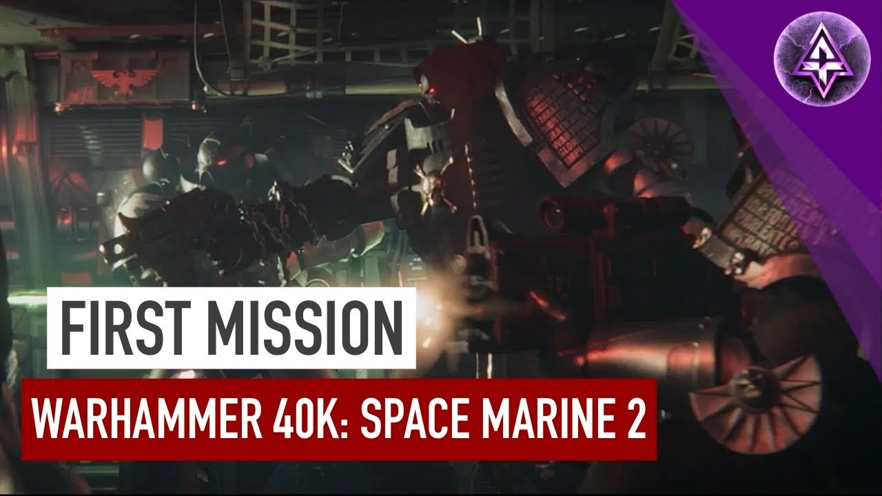 Warhammer 40000: Space Marine 2 - First Mission - Campaign - YouTube