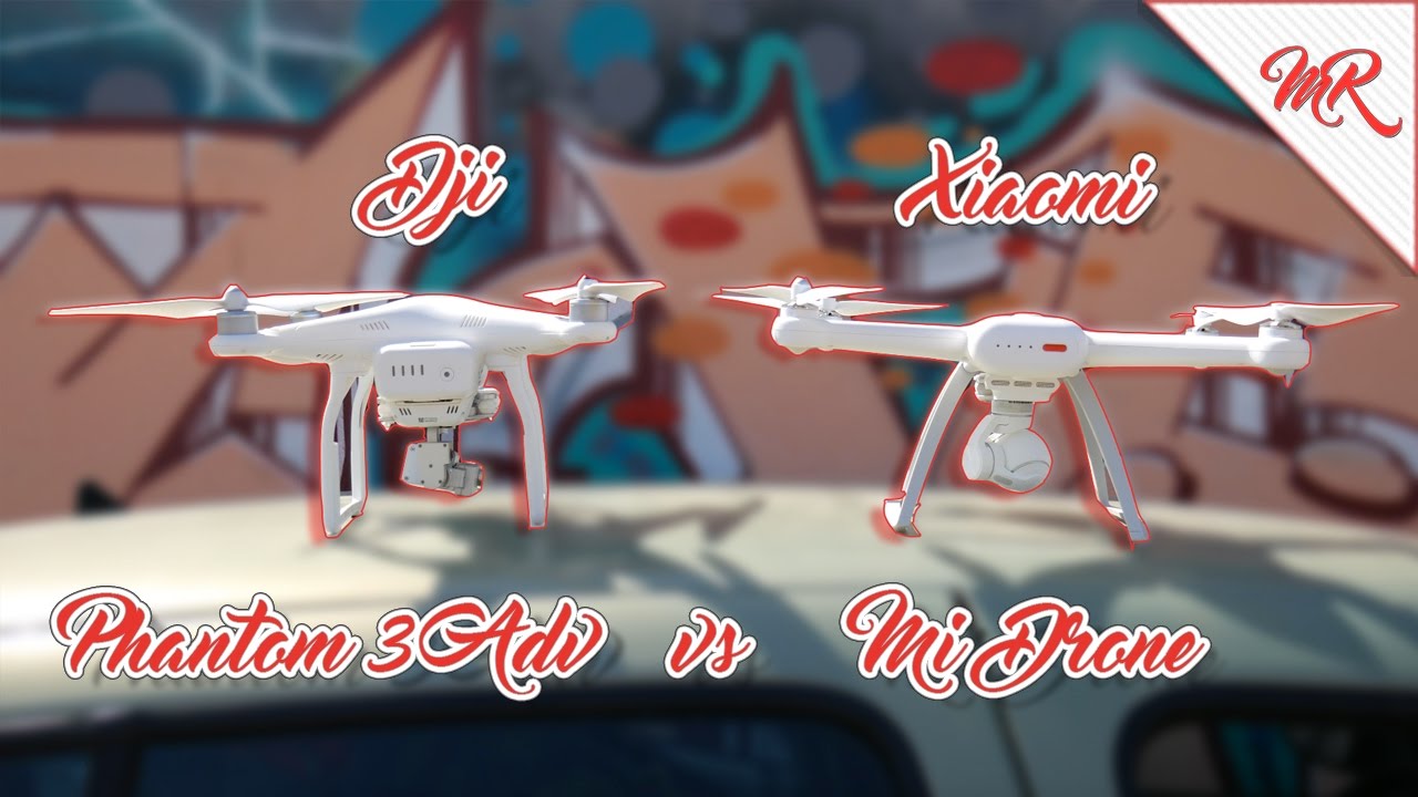 Comparativa DJI Phantom 3 Advanced vs Xiaomi Mi Drone ◊ Marcos Reviews -  YouTube