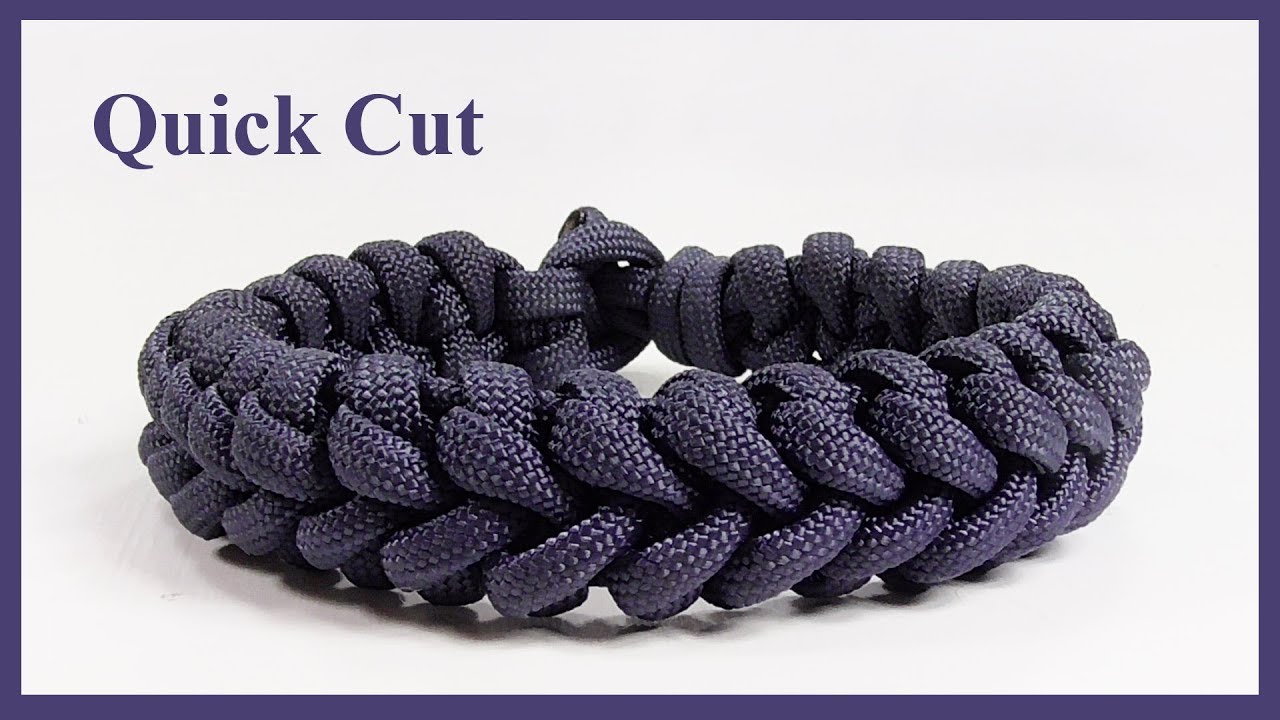 How To Make An Enigmatical Herringbone Paracord Bracelet Design Quick ...