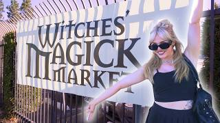 come with me to an IRL magick market | witchy vlog in LA 🔮