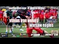 American football by toks vilnius iron wolves vs warsaw eagles