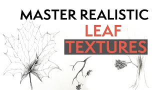 How to Draw Realistic Leaf Textures Step by Step