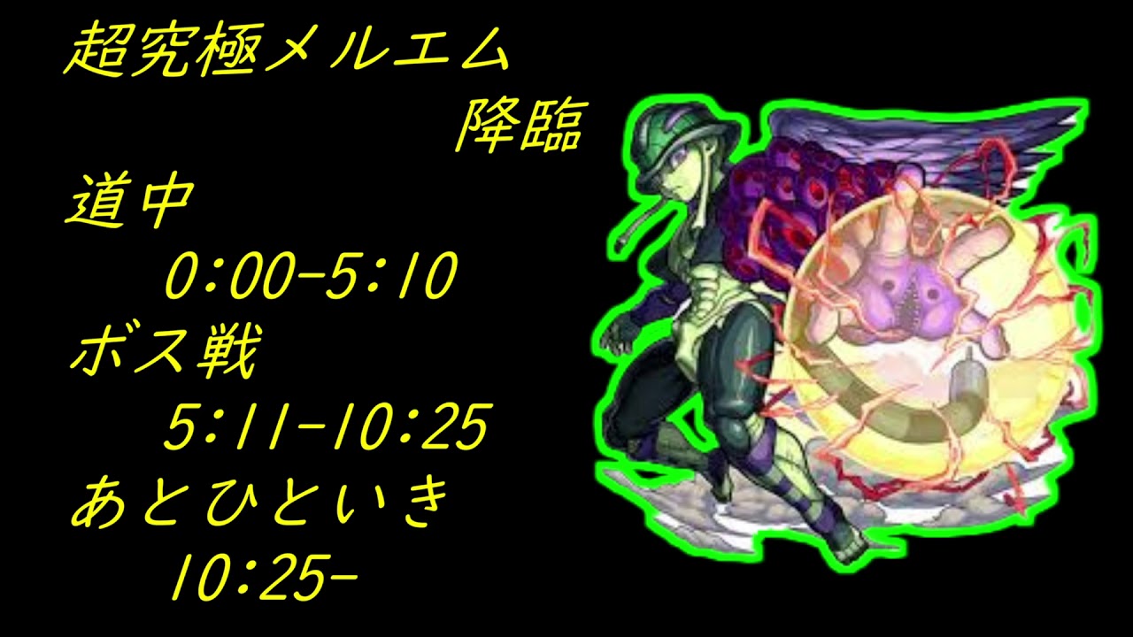 #ハンターハンターコラボ 超究極メルエム降臨【モンストBGM】