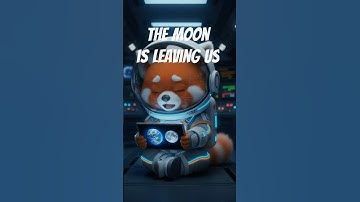 🌙 The Moon is Leaving Us: The Saddest Space Fact You