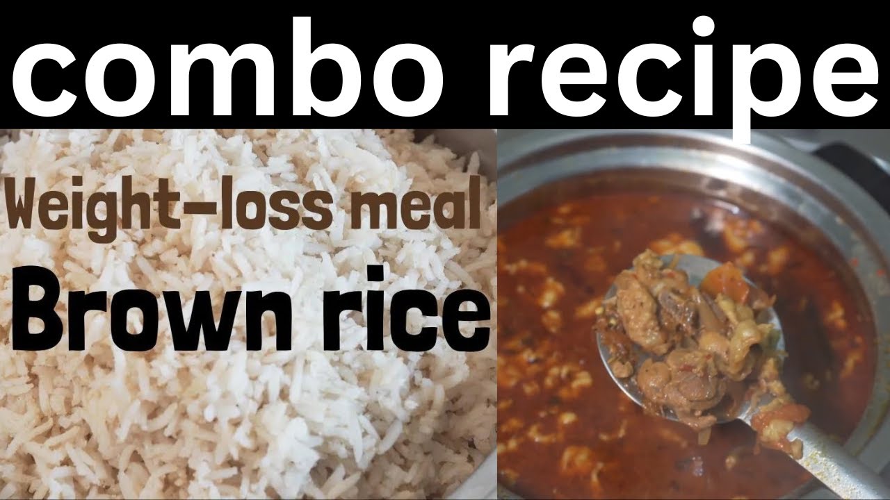 Weight loss recipe combo recipe 1 Brown basmati rice Mutton rib