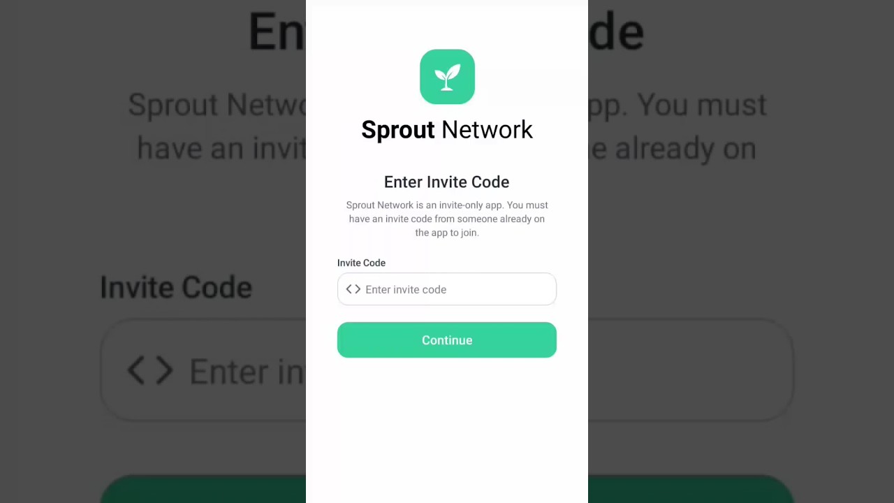 Sprout Network invite code | Sprout Network referral code | sprout Network new update | sprout app