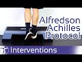 Alfredson Achilles Tendinopathy Rehab Protocol