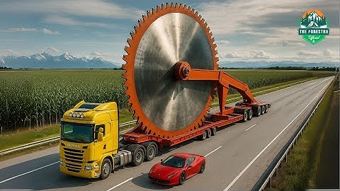 World’s Largest Saw on the Road – You Won’t Believe What It’s For!