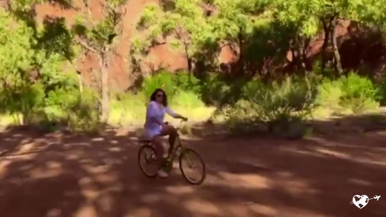 Bike riding around Uluru, Northern Territory, Australia The Fit