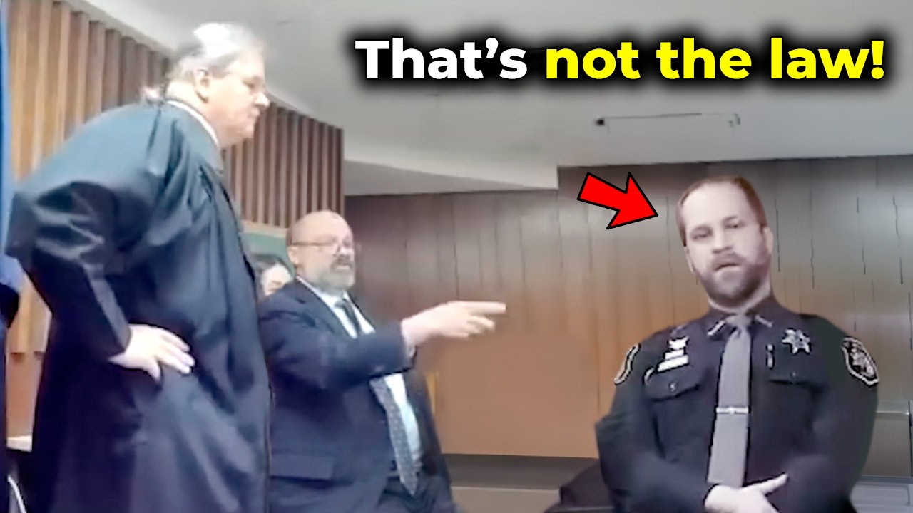 Полицейского разгромили в суде, но нательная камера дала обратный эффект.