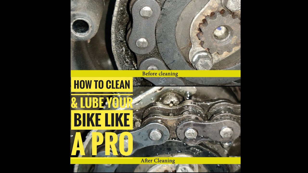 How to Clean and lube your bike chain like a pro Bajaj Dominar 400