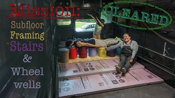 Skoolie Subfloor & Framing Installation | School Bus Conversion