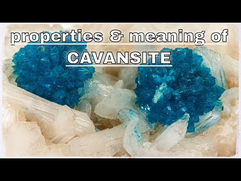 Video: ¿Para qué se utiliza Cavansite?