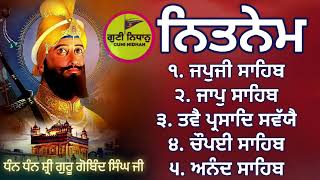 live path | nitnem panj bania | ਨਿਤਨੇਮ ਪੰਜ ਬਾਣੀਆ |japji sahib path | gurbani path | guni nidhan 38