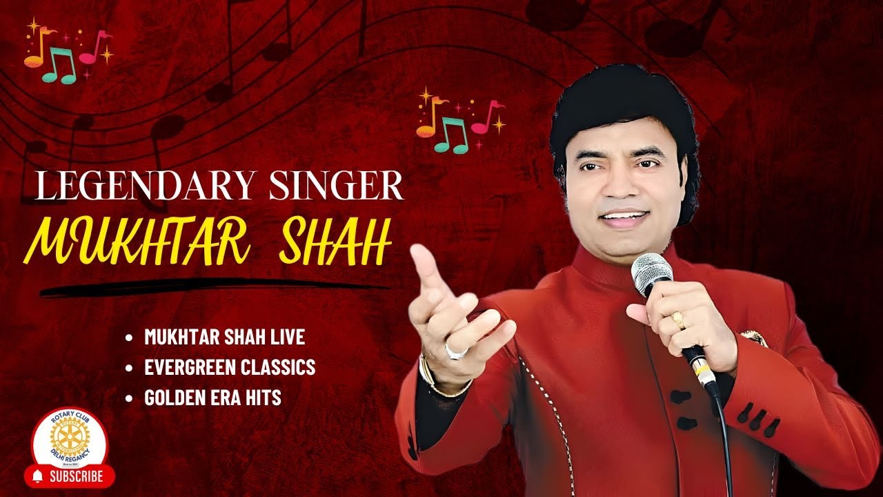 Golden Era 60s/70s  Hits Melodies by Mukhtar Shah | Live Performance | Rotary Club of Delhi regency
