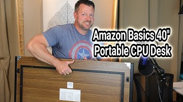 Amazon Basics 40 inch Multipurpose Foldable Computer Study Desk