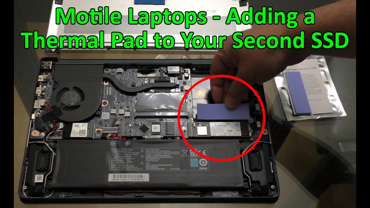 How to change the dough and the thermal pad on a laptop (version 2