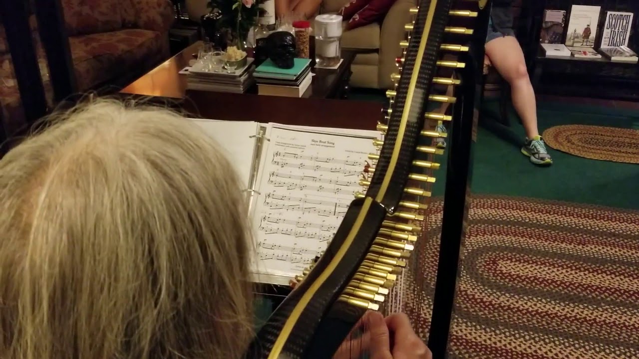 The Outlander Theme Played On The Harp YouTube