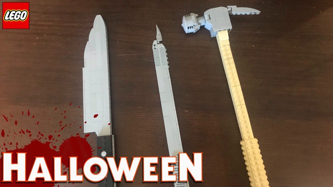 LEGO Halloween Michael Myers Weapons (Knife, Scalpel, Hammer)