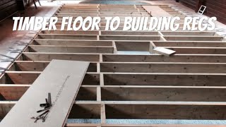 Constructing a Suspended Floor to Building Regs