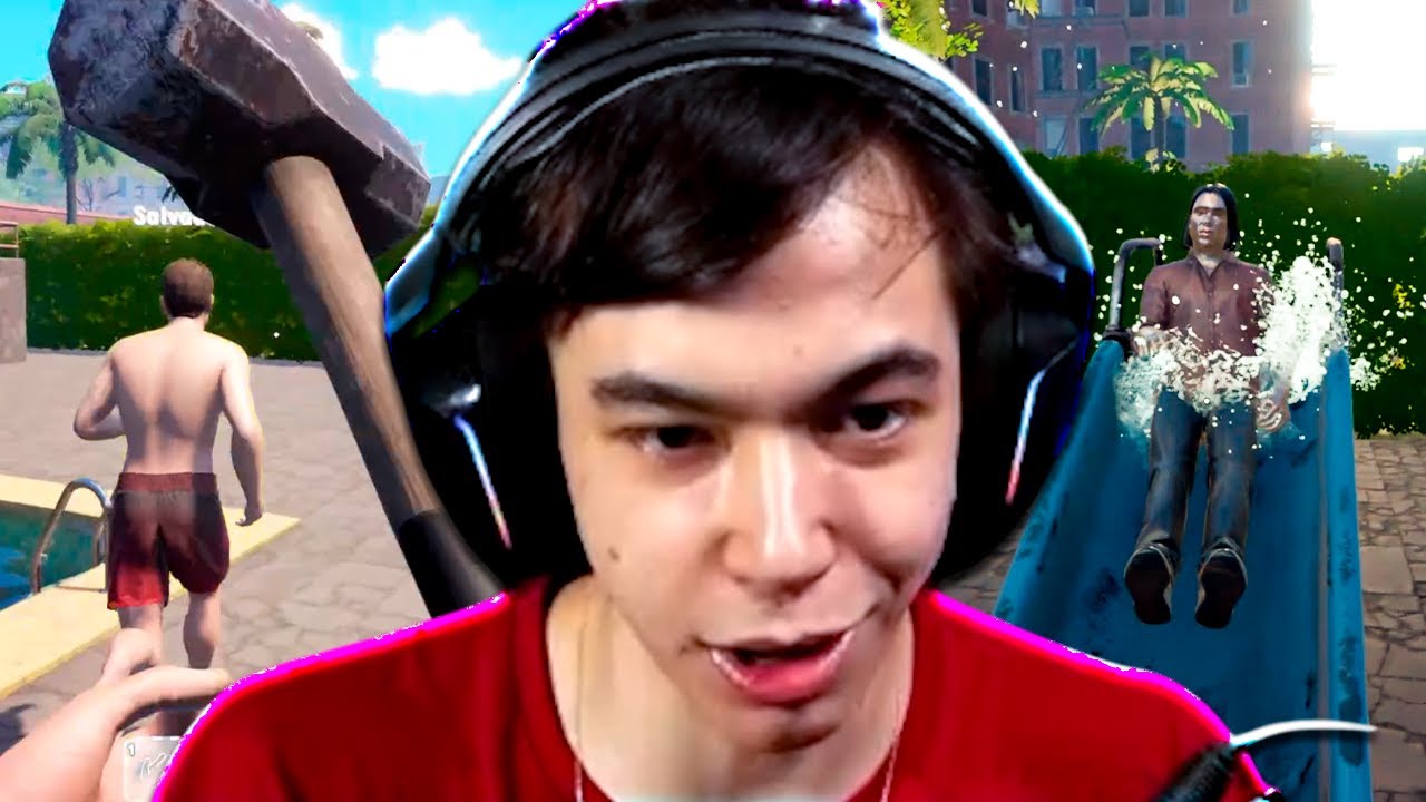 INVADIRAM o meu PARQUE AQUÁTICO! | Waterpark Simulator