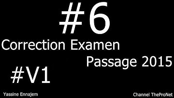 6 - Correction Examen Passage 2015 - V1 (Programmation événementielle C#) | DARIJA