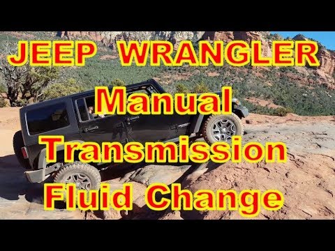 ⭐ JEEP Wrangler MANUAL Transmission FLUID CHANGE - NSG-370 - YouTube