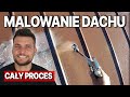 Malowanie dachu z blachy krok po kroku | Malowanie dachów Kraków | DOMINIKMALUJE #24
