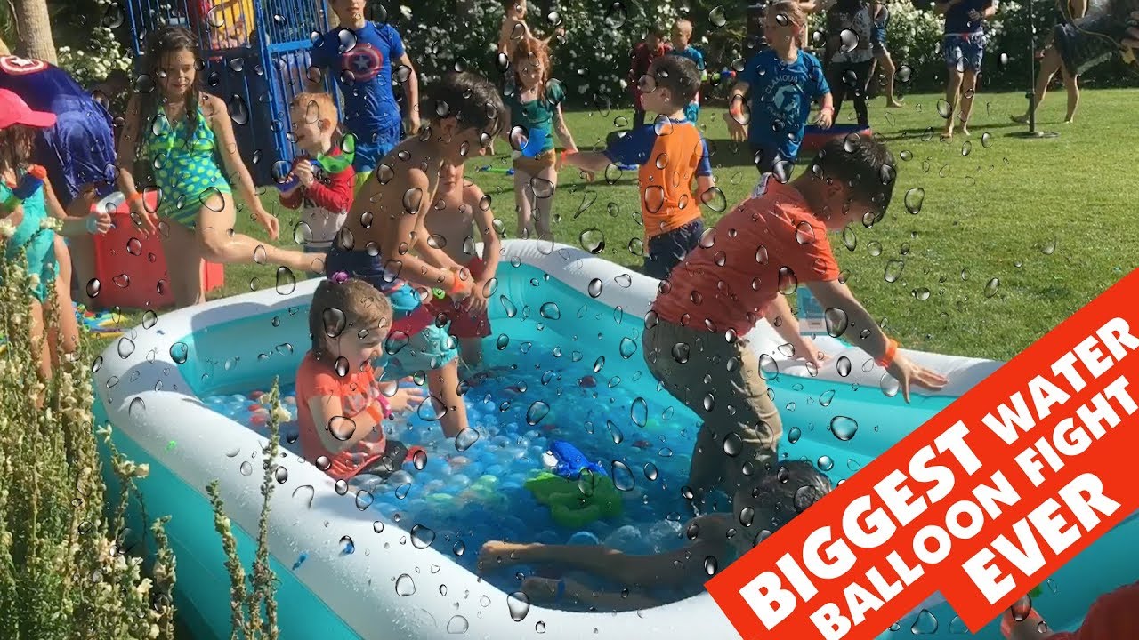 BIGGEST Water Balloon Fight EVER at Clamour 2018 Highlights Palm